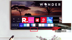 How to Find the Power Button on the Samsung TV 